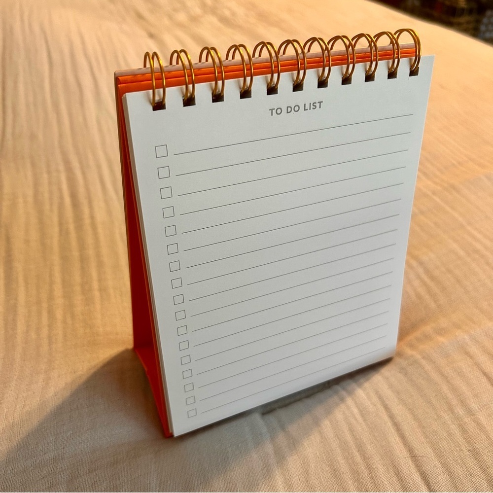 NEW Standup Inspirational Spiral Notebook - “To Do” Check Off List - Picture 5 of 5